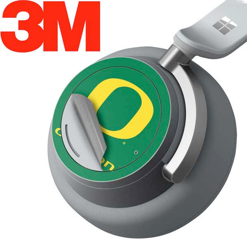 University of Oregon Yellow O on Green Surface Headphones Skin