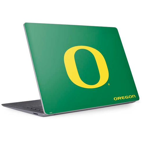 University of Oregon Yellow O on Green Surface Laptop 3 13.5in Skin