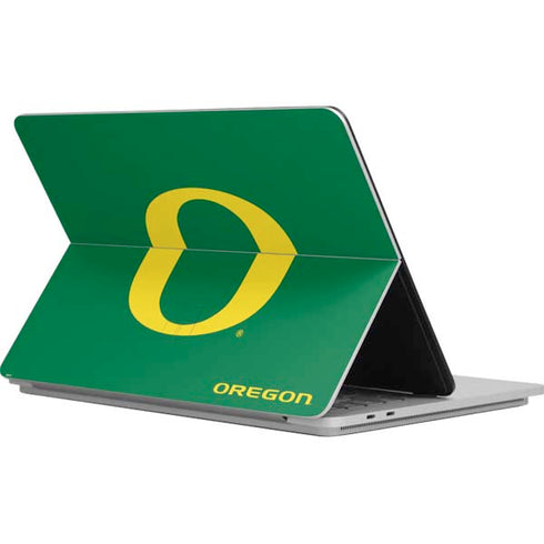 University of Oregon Yellow O on Green Surface Laptop Studio Skin