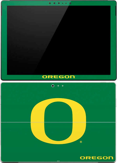 University of Oregon Yellow O on Green Surface Pro (2017) Skin