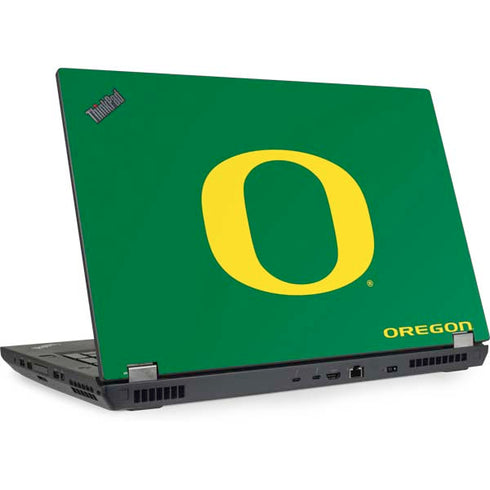 University of Oregon Yellow O on Green Lenovo ThinkPad Skin