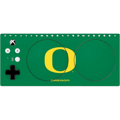 University of Oregon Yellow O on Green Xbox Adaptive Controller Skin