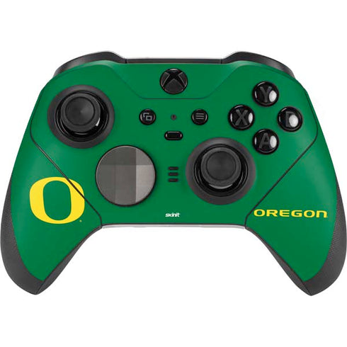 University of Oregon Yellow O on Green Xbox Elite Wireless Controller Series 2 Skin