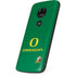 University of Oregon Yellow O with Text Moto E5 Play Skin