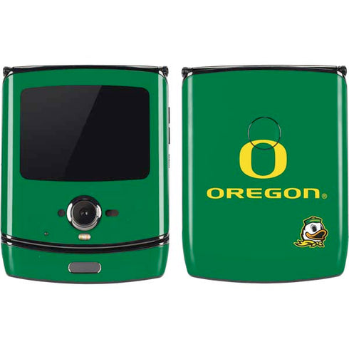 University of Oregon Yellow O with Text Motorola RAZR Skin