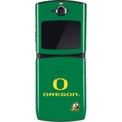 University of Oregon Yellow O with Text Motorola RAZR Skin