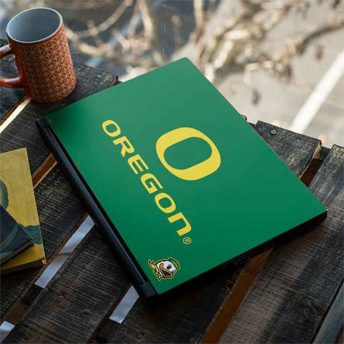 University of Oregon Yellow O with Text MSI GS65 Stealth Laptop Skin