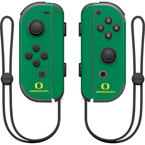 University of Oregon Yellow O with Text Nintendo Joy-Con (L/R) Controller Skin