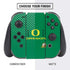 University of Oregon Yellow O with Text Nintendo Switch Bundle Skin