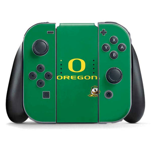 University of Oregon Yellow O with Text Nintendo Switch (2017-2021) Joy-Con Controller Skin