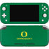 University of Oregon Yellow O with Text Nintendo Switch Lite Skin