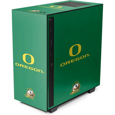 University of Oregon Yellow O with Text NZXT H510 Compact ATX Mid-Tower Case Skin