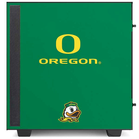 University of Oregon Yellow O with Text NZXT H510 Compact ATX Mid-Tower Case Skin