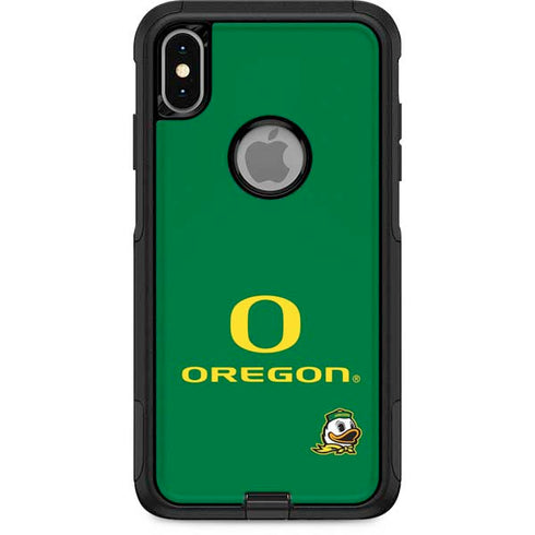 University of Oregon Yellow O with Text Otterbox Commuter iPhone Skin