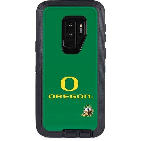 University of Oregon Yellow O with Text Otterbox Defender Galaxy Skin