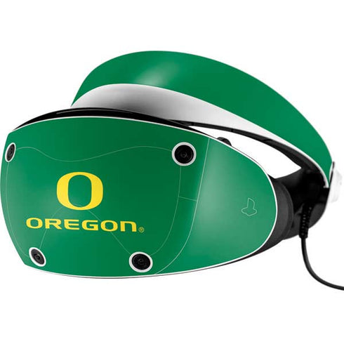 University of Oregon Yellow O with Text PlayStation VR2 Skin