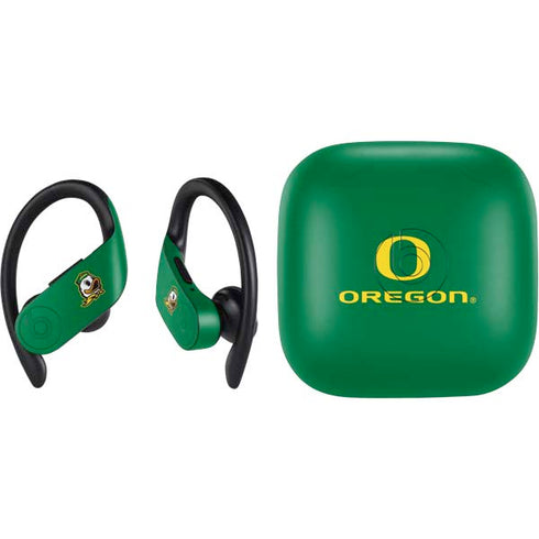 University of Oregon Yellow O with Text PowerBeats Pro Skin