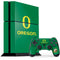 University of Oregon Yellow O with Text PS4 Console and Controller Bundle Skin