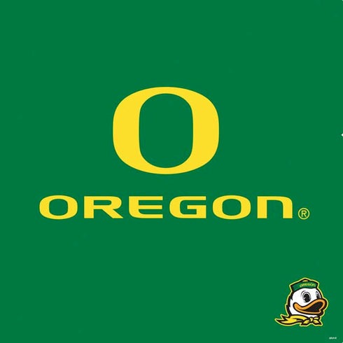 University of Oregon Yellow O with Text PS4 Console and Controller Bundle Skin