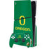 University of Oregon Yellow O with Text PS5 Slim Disk Bundle Skin