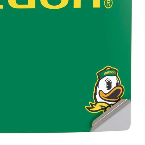 University of Oregon Yellow O with Text PS5 Slim Disk Console Skin