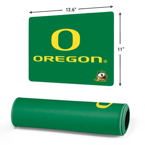 University of Oregon Yellow O with Text Gaming Mouse Pad