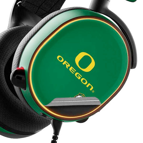 University of Oregon Yellow O with Text SteelSeries Arctis 3 Skin