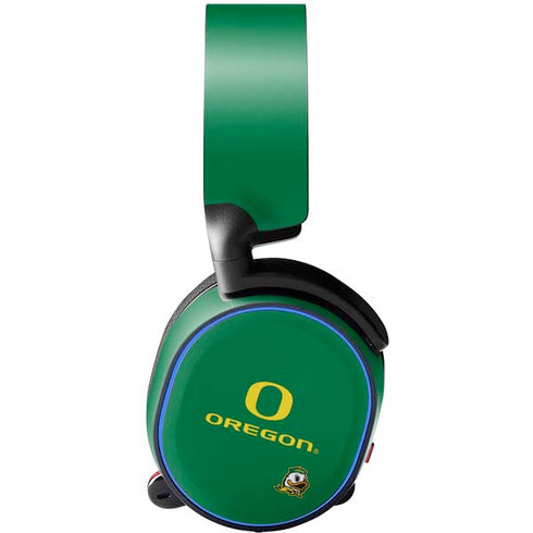 University of Oregon Yellow O with Text SteelSeries Arctis 5 Skin