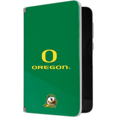 University of Oregon Yellow O with Text Surface Duo Skin