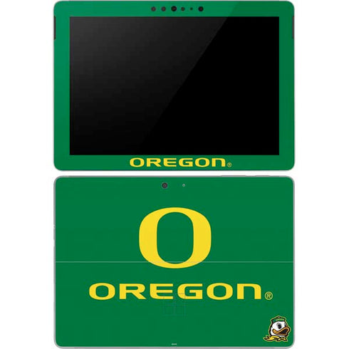 University of Oregon Yellow O with Text Surface Go Skin