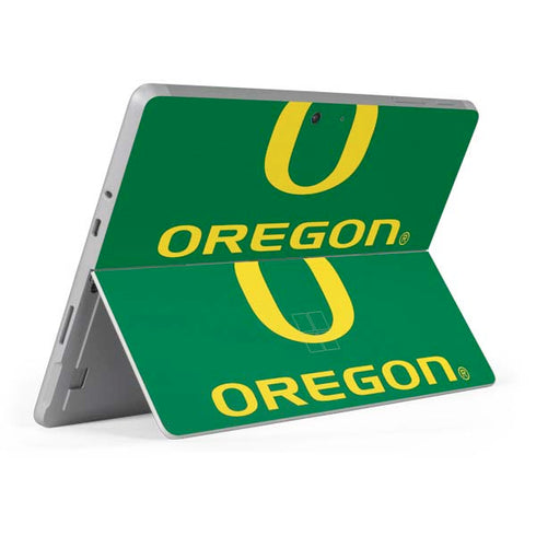 University of Oregon Yellow O with Text Surface Go Skin