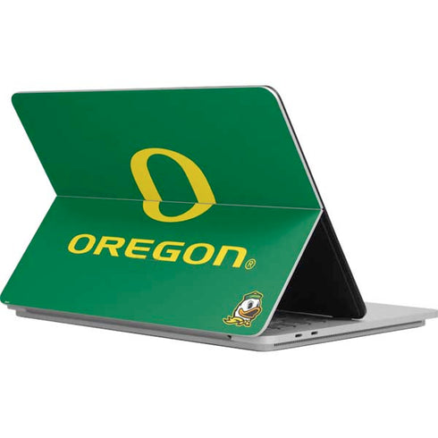 University of Oregon Yellow O with Text Surface Laptop Studio Skin