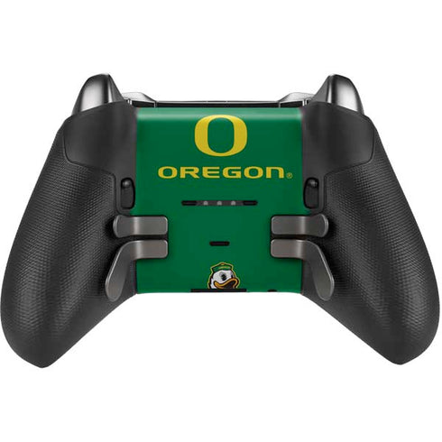 University of Oregon Yellow O with Text Xbox Elite Wireless Controller Series 2 Skin
