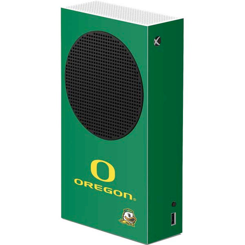 University of Oregon Yellow O with Text Xbox Series S Console Skin