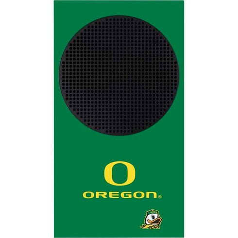University of Oregon Yellow O with Text Xbox Series S Console Skin
