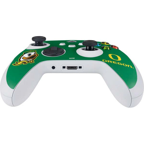 University of Oregon Yellow O with Text Xbox Series S Controller Skin