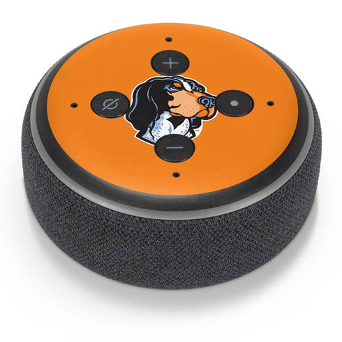 University of Tennessee-Knoxville T Logo on Orange Amazon Echo Dot Skin