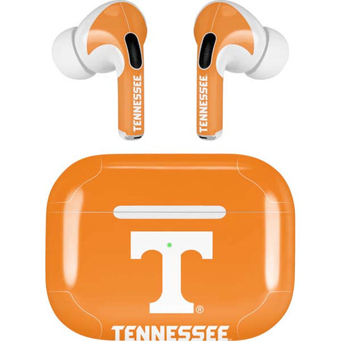 University of Tennessee-Knoxville T Logo on Orange Apple AirPods Pro Skin