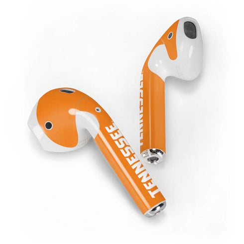 University of Tennessee-Knoxville T Logo on Orange Apple AirPods Skin