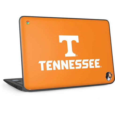University of Tennessee-Knoxville T Logo on Orange HP Chromebook Skin