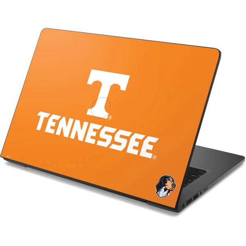 University of Tennessee-Knoxville T Logo on Orange Dell Chromebook Skin