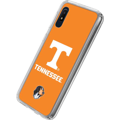 University of Tennessee-Knoxville T Logo on Orange Galaxy A10e Clear Case