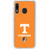 University of Tennessee-Knoxville T Logo on Orange Galaxy A20 Clear Case