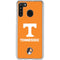 University of Tennessee-Knoxville T Logo on Orange Galaxy A21 Clear Case