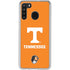 University of Tennessee-Knoxville T Logo on Orange Galaxy A21 Clear Case