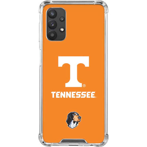 University of Tennessee-Knoxville T Logo on Orange Galaxy A32 5G Clear Case