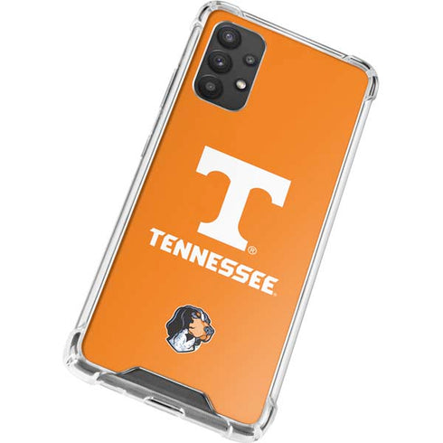 University of Tennessee-Knoxville T Logo on Orange Galaxy A32 5G Clear Case