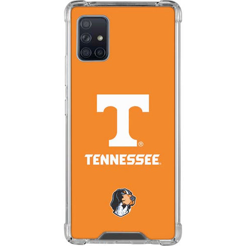 University of Tennessee-Knoxville T Logo on Orange Galaxy A51 5G Clear Case