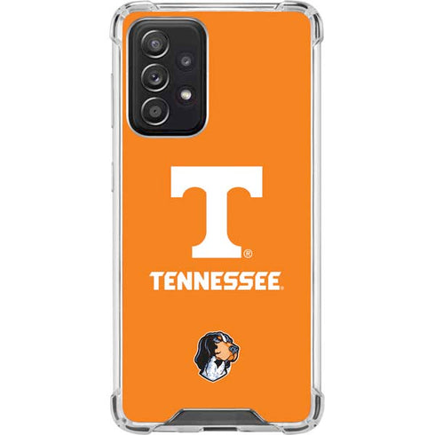 University of Tennessee-Knoxville T Logo on Orange Galaxy A52 5G Clear Case