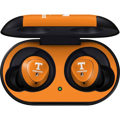 University of Tennessee-Knoxville T Logo on Orange Galaxy Buds Skin